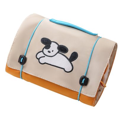 Travel bag with puppy drawing design - Image 3