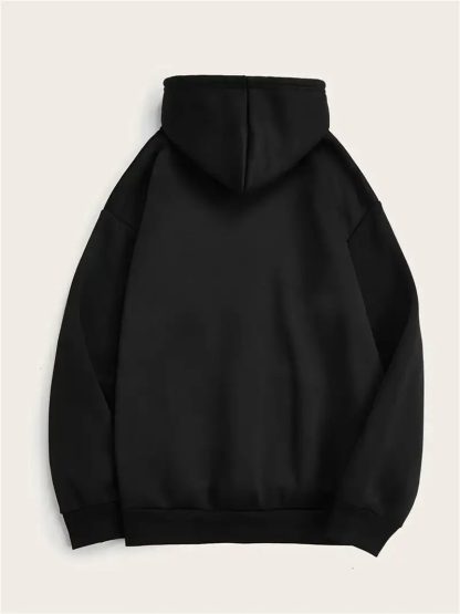 Ladies' Casual Printed Hoodie,  Sweatshirt, Fashionable Drawstring Pullover, Suitable For All Seasons, Suitable For Both Men And Women, Simple Design, Hooded Top, Christmas, Valentine's Day, N - Image 3