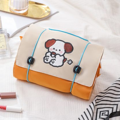 Travel bag with puppy drawing design - Image 4