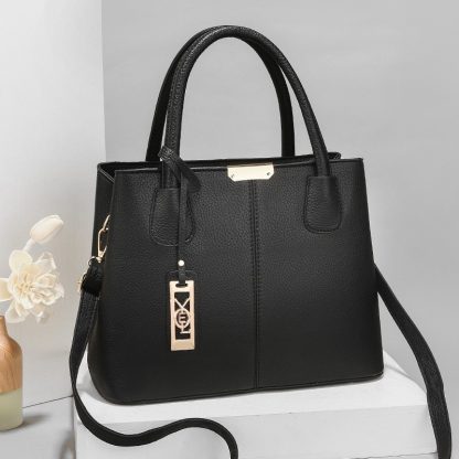 One-shoulder Crossbody Iron Pendant Decorative Large Capacity Handbag - Image 10