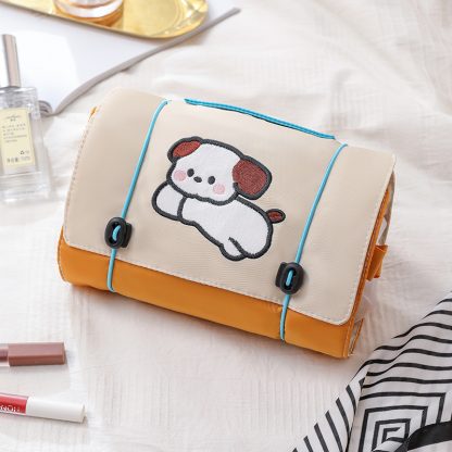 Travel bag with puppy drawing design - Image 5